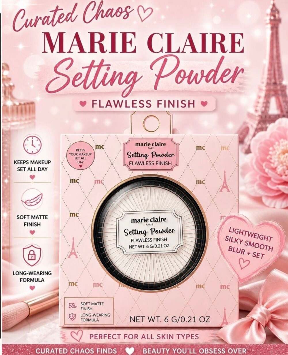 Marie Claire Paris Flawless Finish Setting Powder 6g